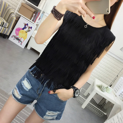 Maieu modern de dama cu franjuri in mai multe culori