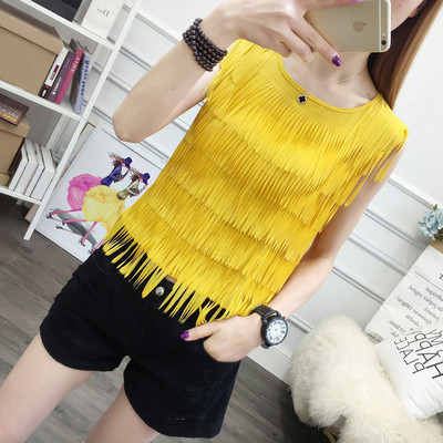 Maieu modern de dama cu franjuri in mai multe culori