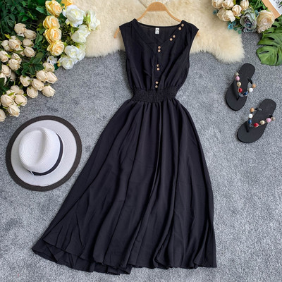 Rochie de dama cu decolteu in V in mai multe culori