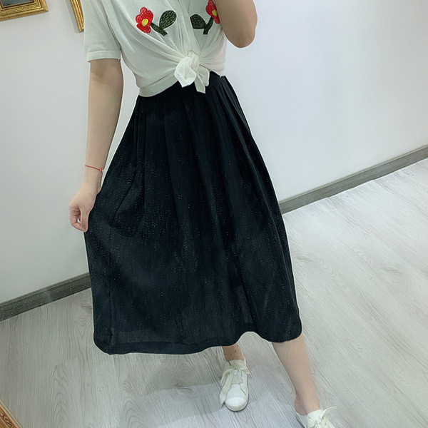 Fusta casual de dama in negru