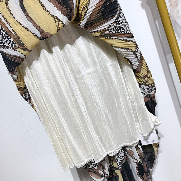 Fusta lungă casual cu model cu model