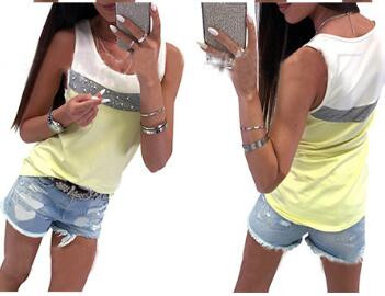 Maieu modern de dama cu margele in mai multe culori