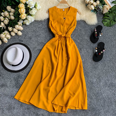 Rochie de dama cu broderie in mai multe culori