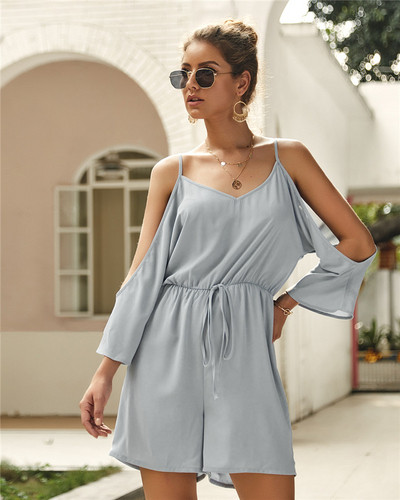 Salopete de dama actuale cu cravate - in mai multe culori