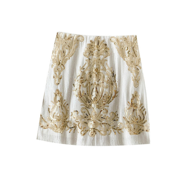 Fusta scurta dama casual in doua culori - negru si glob