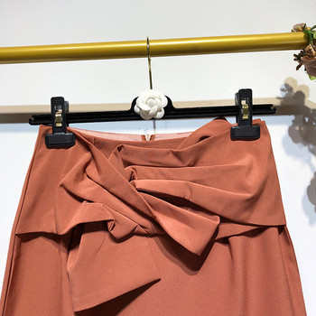 Fusta scurta de dama de culoare maro