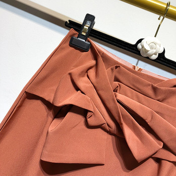 Fusta scurta de dama de culoare maro