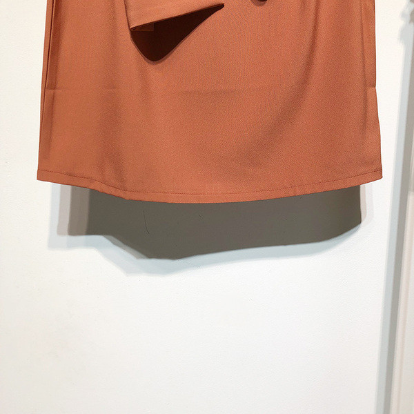 Fusta scurta de dama de culoare maro