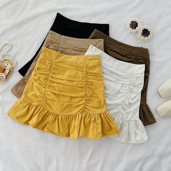 Модерна дамска къса пола в различни цветове