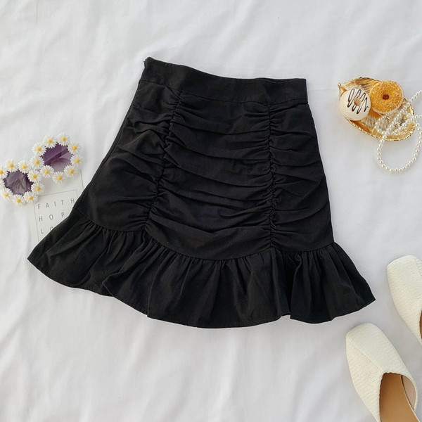 Модерна дамска къса пола в различни цветове