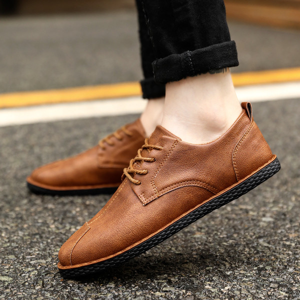 Pantofi moderni pentru barbati din piele ecologica - in trei culori