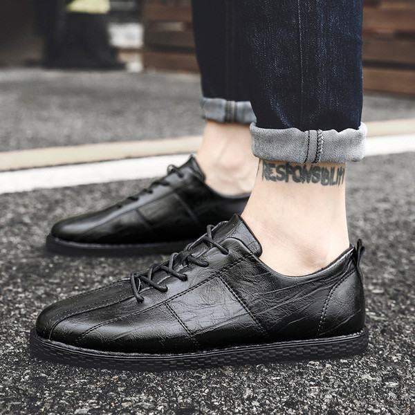 Pantofi de barbati actuali in trei culori cu sireturi