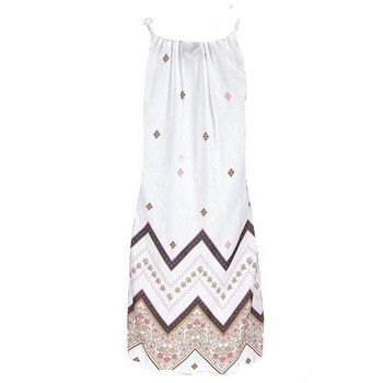 Rochie moderna de dama cu bretele subtiri in alb-negru