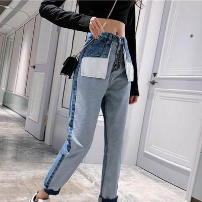 Model nou de blugi de dama cu buzunare de culoare deschisa