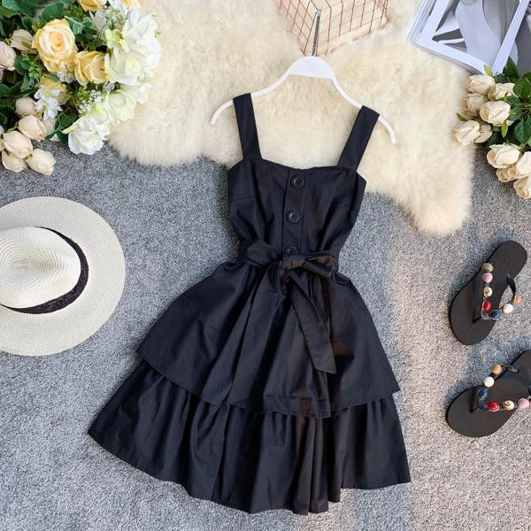 Rochie moderna de dama cu bretele in mai multe culori