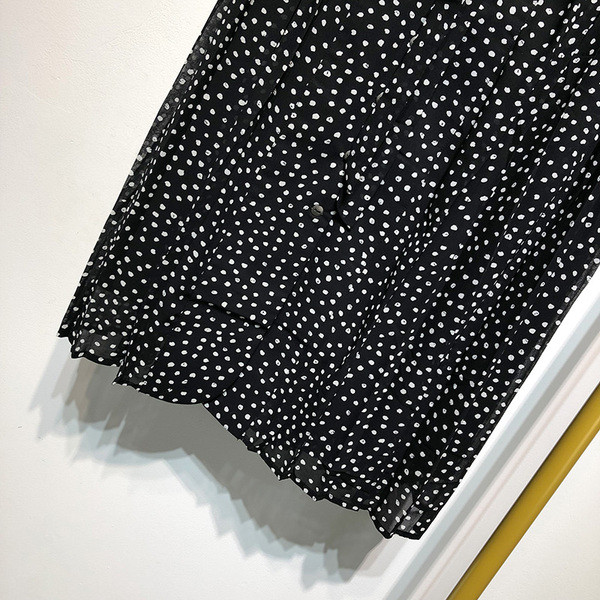 Fusta lunga de dama cu cravate in talie