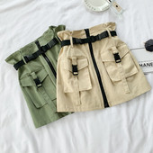 Fusta de dama moderna cu talie inalta in mai multe culori