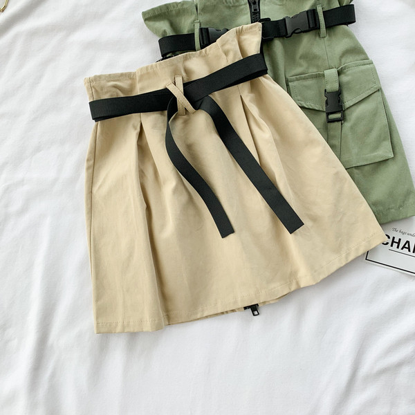 Fusta de dama moderna cu talie inalta in mai multe culori