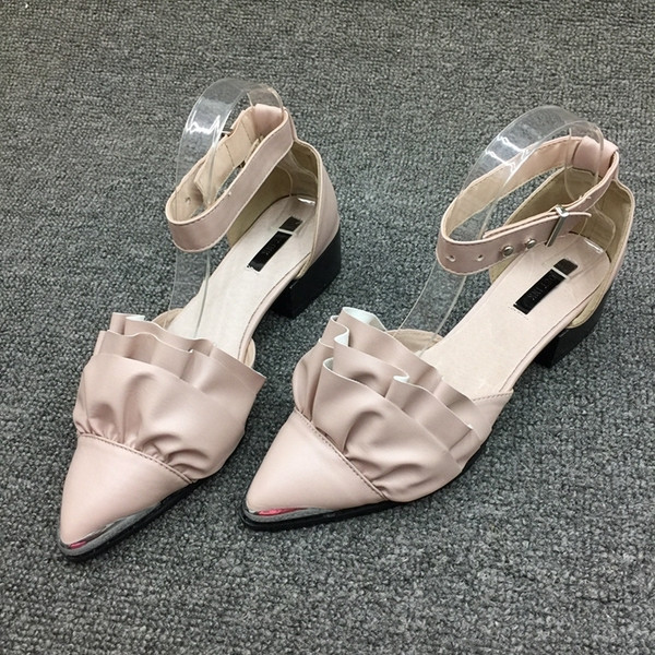 Pantofi moderni de dama cu toc in doua culori