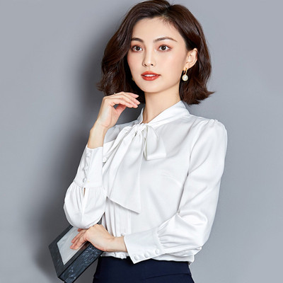 Camasa eleganta de dama cu panglica in mai multe culori