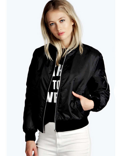 Ежедневно дамско яке с цип в червен,зелен и черен цвят