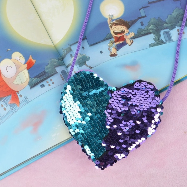 Geanta pentru copii moderna cu paiete in mai multe culori