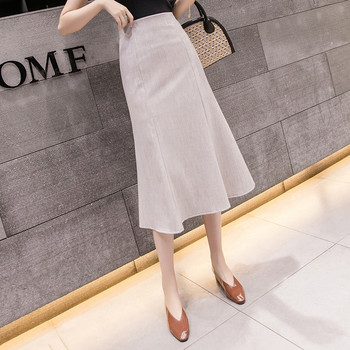 Fusta lunga dama casual - model croiat in trei culori