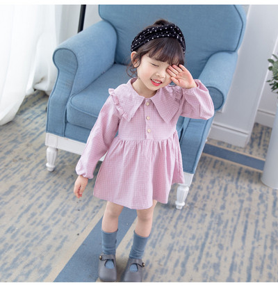 Rochie copii model nou cu nasturi - in doua culori