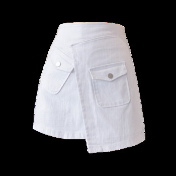 Fusta de dama moderna in trei culori-cu buzunare