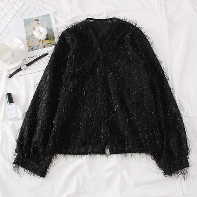 Camasa de dama model nou cu decolteu in V si nasturi in mai multe culori