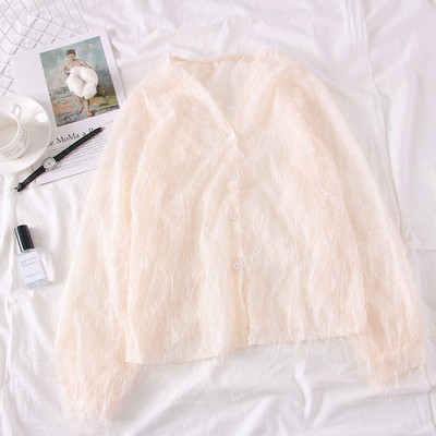 Camasa de dama model nou cu decolteu in V si nasturi in mai multe culori