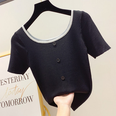 Bluza de dama cu nasturi in mai multe culori