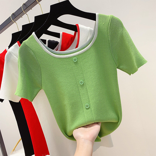 Bluza de dama cu nasturi in mai multe culori