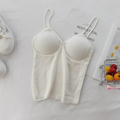 Maieu modern de damă cu bretele subțiri în diferite culori