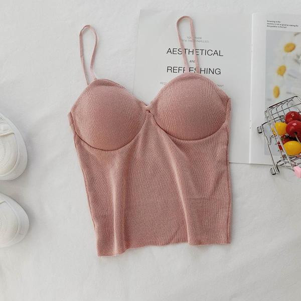 Maieu modern de damă cu bretele subțiri în diferite culori