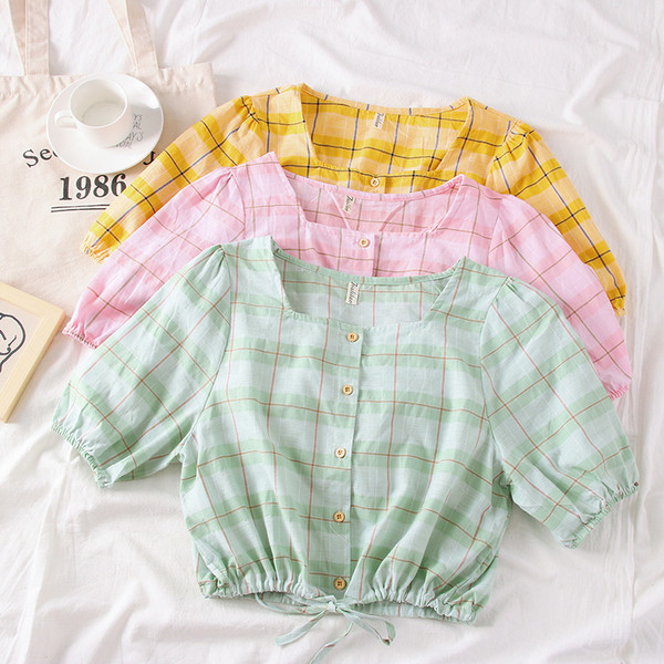 Bluză de damă elegantă cu decolteu O în trei culori