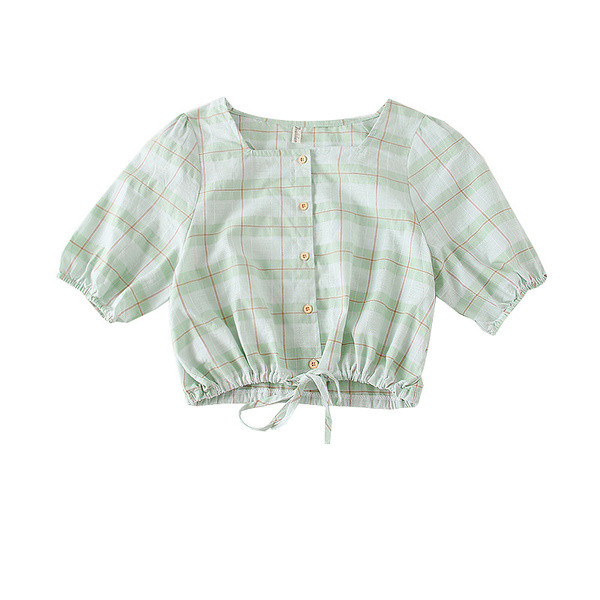 Bluză de damă elegantă cu decolteu O în trei culori