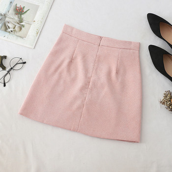 Fusta scurta de dama cu talie inalta in diferite culori