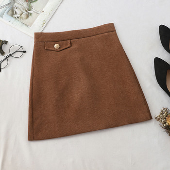 Fusta scurta de dama cu talie inalta in diferite culori