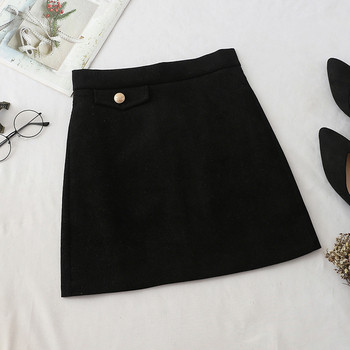 Fusta scurta de dama cu talie inalta in diferite culori