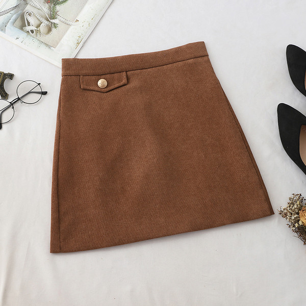 Fusta scurta de dama cu talie inalta in diferite culori