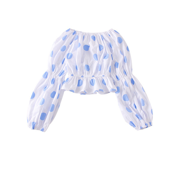 Bluza de dama model nou cu puncte in doua culori