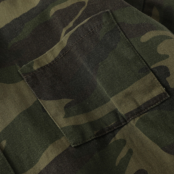 Cămașă de damă modernă model larg cu model de camuflaj