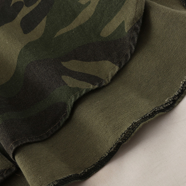 Cămașă de damă modernă model larg cu model de camuflaj