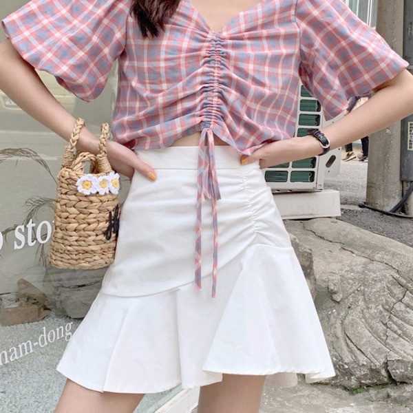 Fusta dama casual - model croiat in mai multe culori