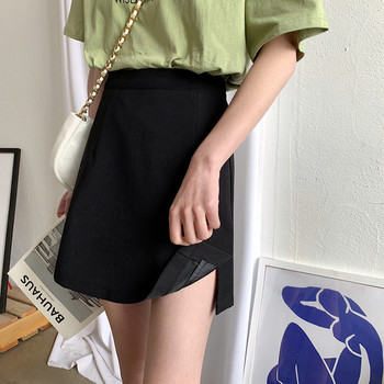 Fusta casual dama - model drept in doua culori