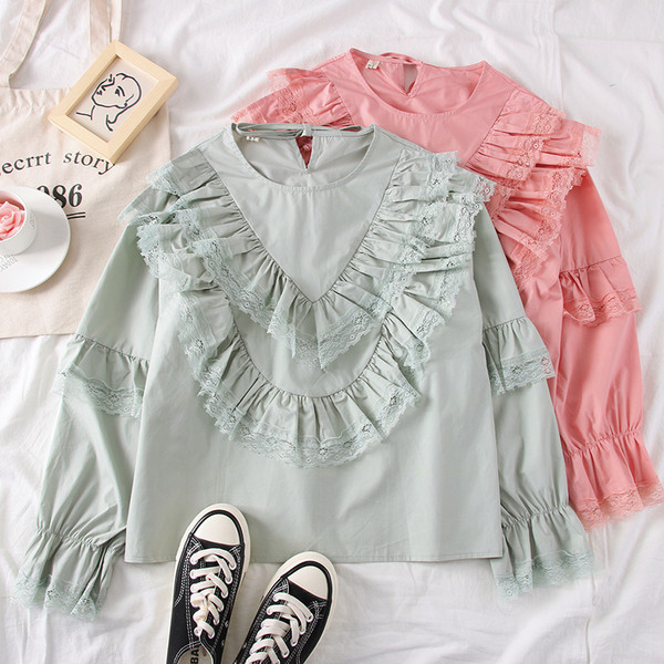 Bluză de damă modernă cu mâneci lungi - mai multe culori