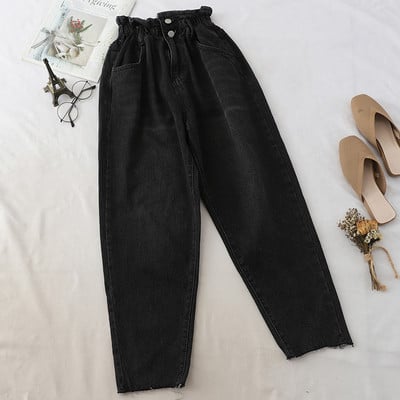 Blugi de dama moderni cu talie elastica in trei culori