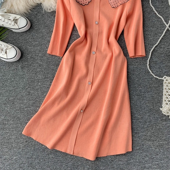 Rochie de dama cu nasturi in mai multe culori