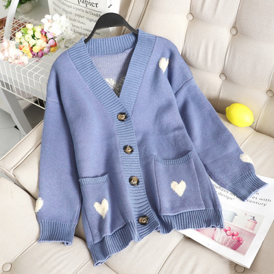 Vesta moderna de dama cu nasturi in alb, rosu si albastru